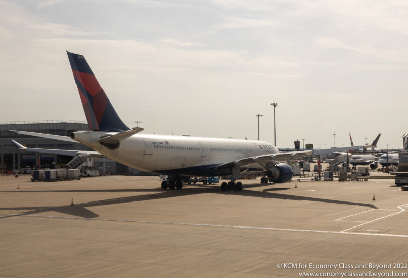 Delta Air Lines Airbus A330-200 at London Heathrow Airport - Image, Economy Class and Beyond