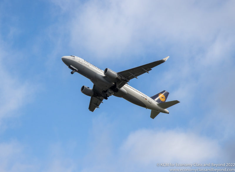 Lufthansa Airbus A320-200 arriving at Dublin Airport - Image ,Economy Class and Beyond