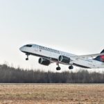 a plane taking off from a runway