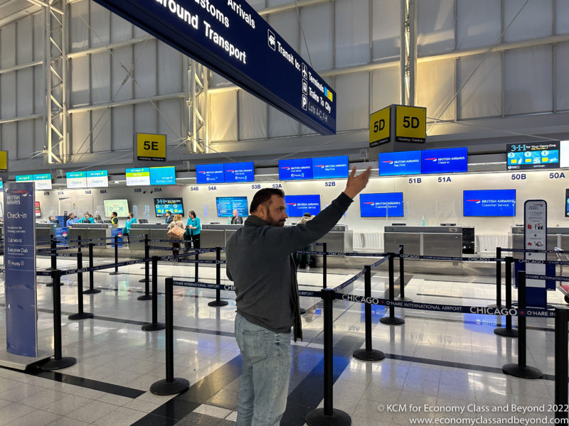 a man standing in a terminal