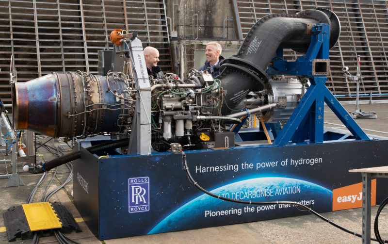 Hydrogen Engine with Alan Newman at Boscombe Down and BBC