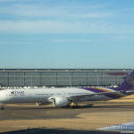 Thai Airways Boeing 777-300ER taxiing at London Heathrow Airport- Image, Economy Class and Beyond