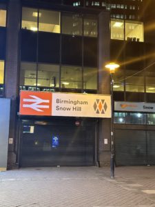 a sign on a building