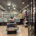 a store with shelves of food and candy