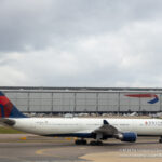 Delta Air Lines Airbus A330-300 taxiing at London Heathrow Airport - Image, Economy Class and Beyond