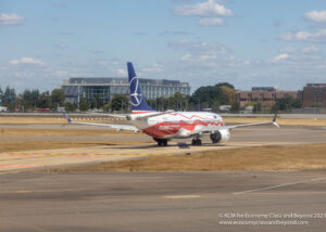 LOT Polish Airlines Boeing 737-8 in Polish Independence Livery - Image, Economy Class and Beyond