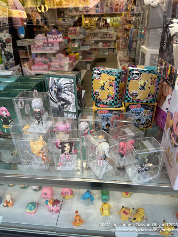 a display of toys in a store