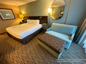 a room with a bed and a couch