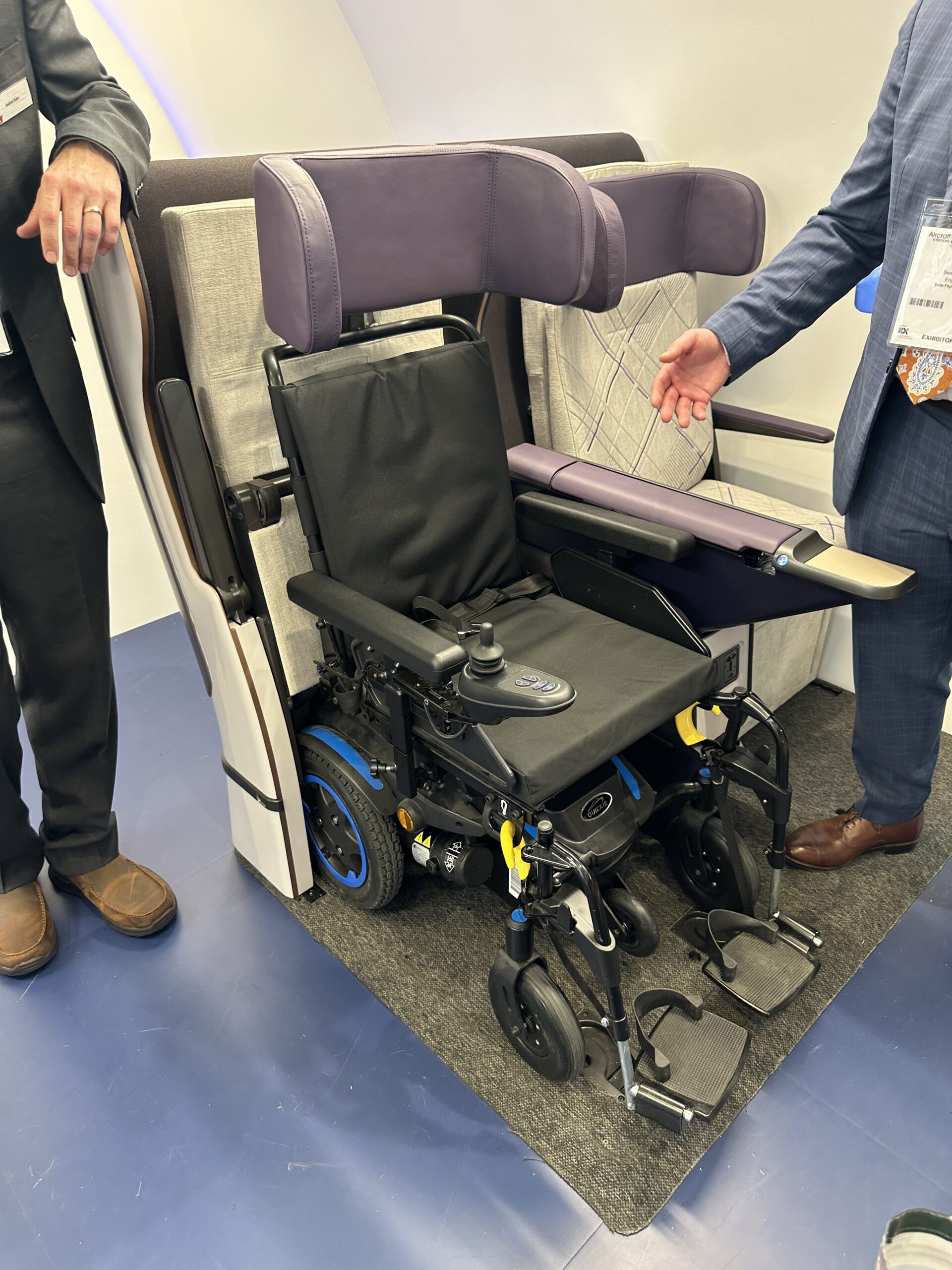 Delta TechOps, Material Services and Flight Products  Delta Flight  Products to Feature New Seat Prototype for Passengers with Reduced Mobility  at 2023 Aircraft Interiors Expo
