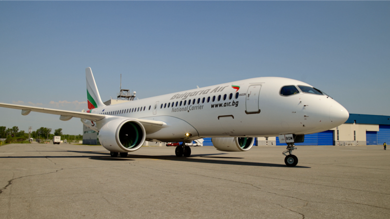 Български авиолинии получиха първия си самолет А220