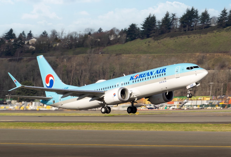 a plane taking off from a runway