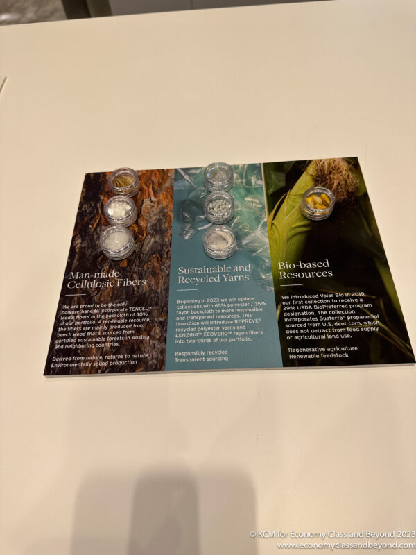 a brochure with different types of objects on it