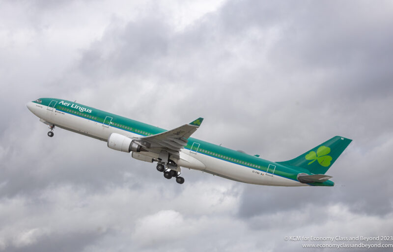 Aer Lingus Airbus A330-300 taking off from Dublin Airport - Image, Economy Class and Beyond