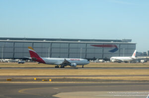 Iberia Airbus A330-200 landing at London Heathrow Airport - Image, Economy Class and Beyond