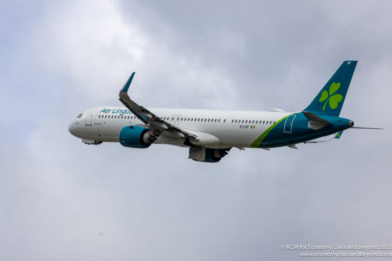 Aer Lingus Airbus A321LR taking off from Dublin Airport - Image, Economy Class and Beyond
