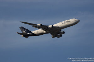 a large airplane flying in the sky