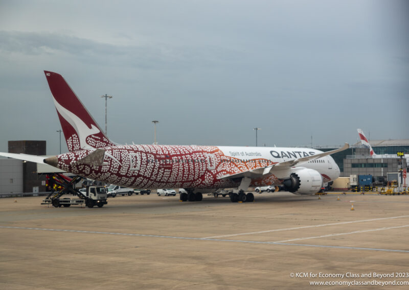 Qantas Boeing 787-9 Yan Dreaming at London Heathrow Airport - Image, Economy Class and Beyond