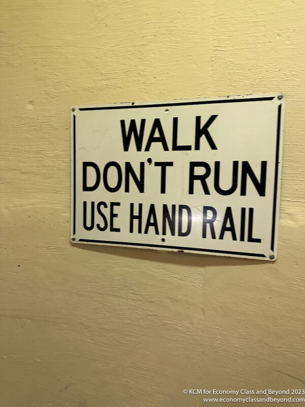 a sign on a wall