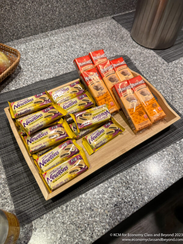 a tray of candy bars