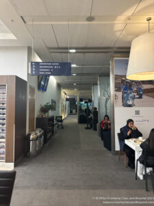 people sitting at a table in a building