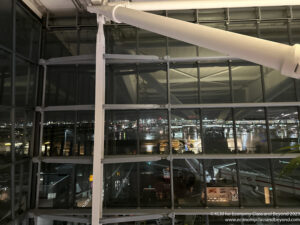 a view of a city from a window