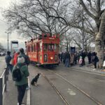 Santa tram in Zurich