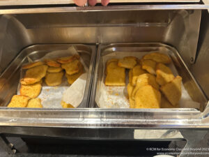 a tray of food in a container