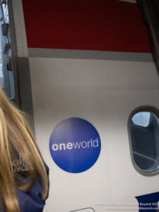 a woman standing in front of a door