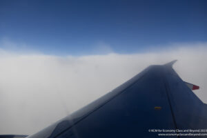 a wing of an airplane