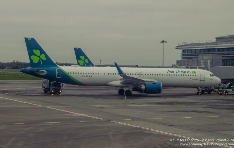 Aer Lingus Airbus A321LR at Dublin Airport