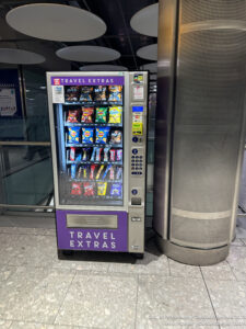 a vending machine with snacks in it