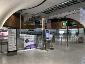 a large airport terminal