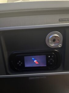 a device on a plane