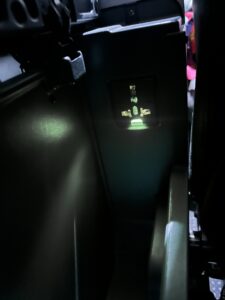 a light in a dark room