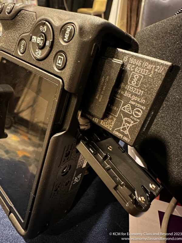 Canon EOS R50 Battery door