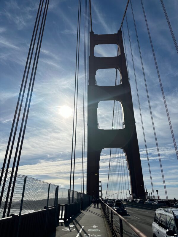 The Golden Gate Bridge - Marlin County Side 