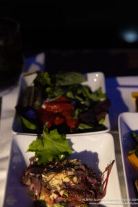 a plate of food on a table