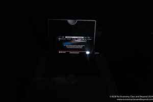 a cellphone on a screen