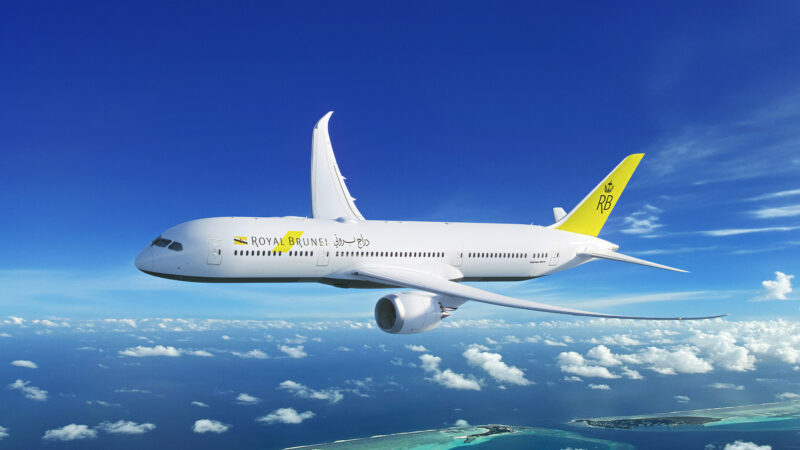 Boeing and Royal Brunei Airlines today announced the airline’s purchase of four 787 Dreamliners to renew its widebody fleet - Rendering, The Boeing Company