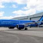 Breeze Airways Airbus A220-300 at the Airbus Mobile USA Base - Image, Airbus