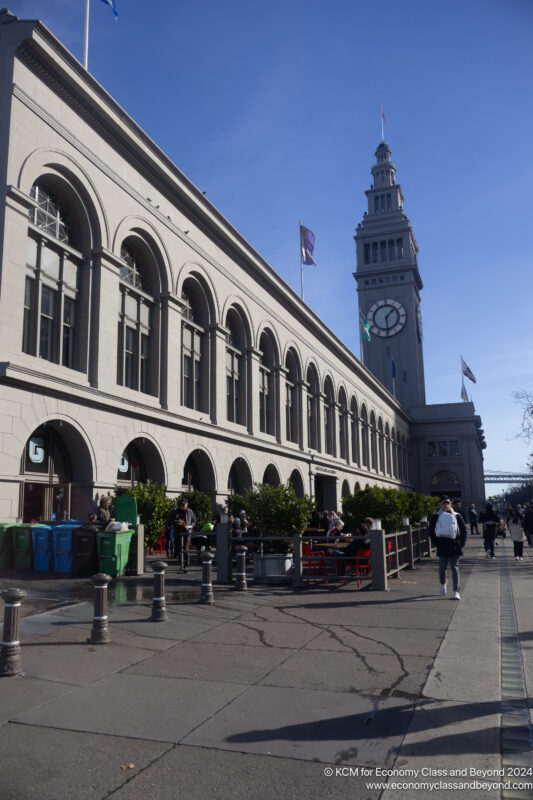 San Francisco Ferry Building with a clock tower