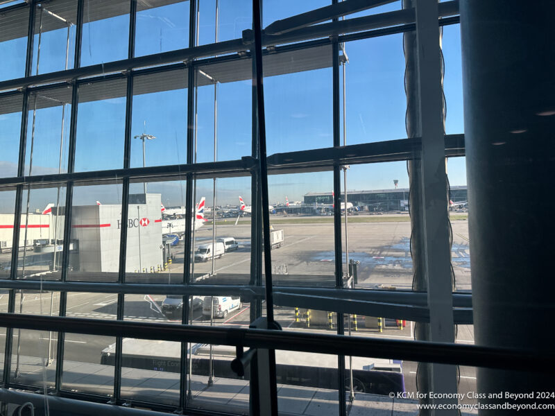 a window of an airport