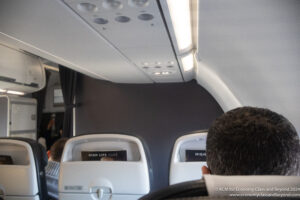 a man sitting in an airplane