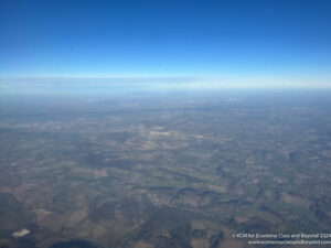 an aerial view of a landscape