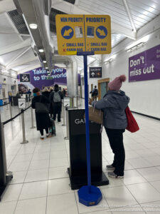 a group of people in a terminal