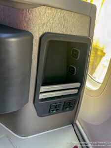 a power outlet in a wall