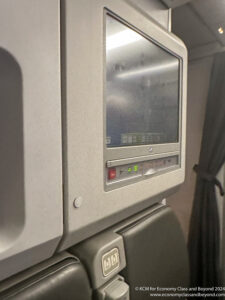 a screen on a plane