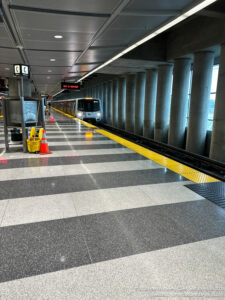 a train on a train track