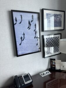 a picture frame on a wall