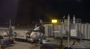 an airplane at an airport